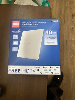 RCA Indoor Flat HDTV Antenna Multi-Directional