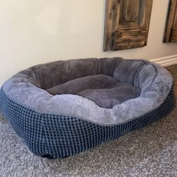 Dog or Cats Washable, Orthopedic Dog Bed, Warming Soft Calming Sleeping Puppy Bed Durable Pet Bed
