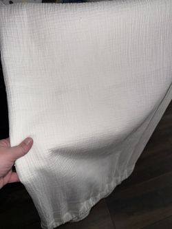42”x84” White Curtain - 1 Panel