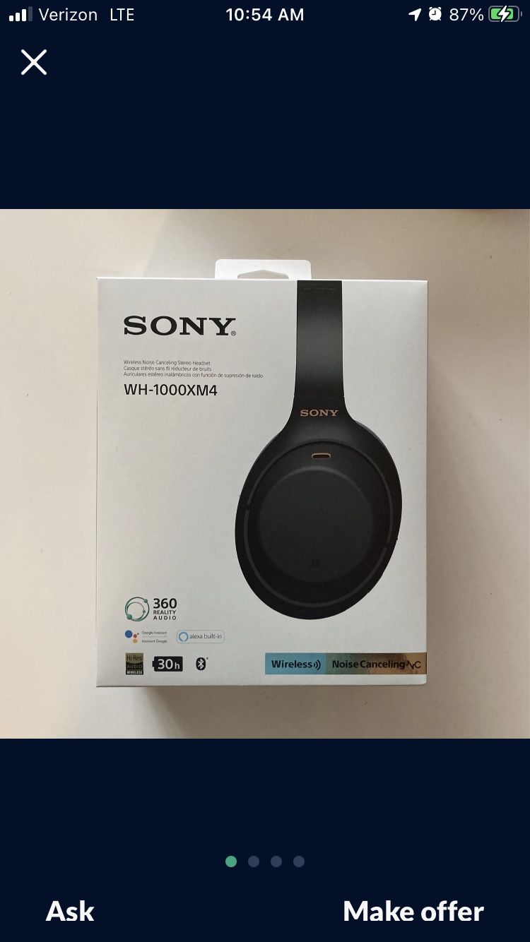 WH-1000XM4 Headphones Sony