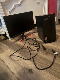 Acer Ryzen Desktop Computer + Acer Gaming Monitor – Complete Setup