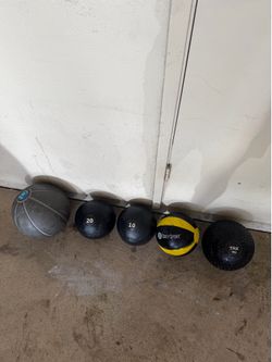 Medicine Balls & Slam Balls – TRX, BodySport Gym Equipment – Bundle or Individual