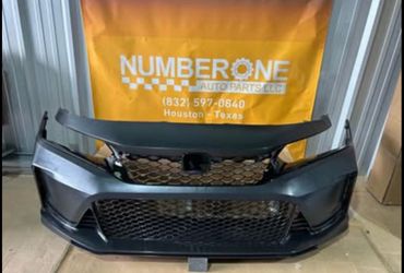 Front Bumper Cover Complete Fits Honda Civic Type R Style 2022+ 10055 Belknap Rd, Sugar Land, TX 77498  The above prices are subject to applicable tax