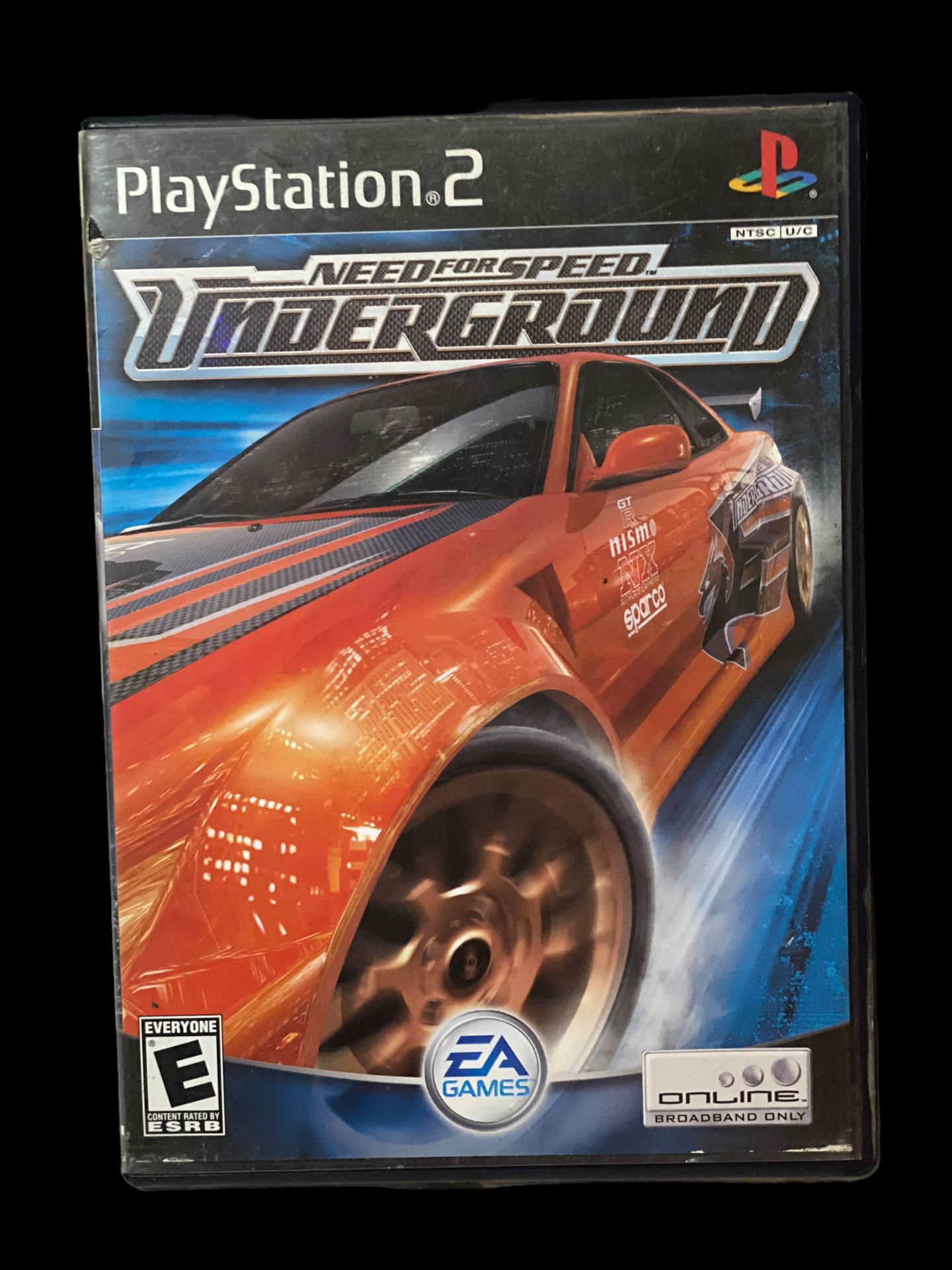 Need For Speed Underground Sony PlayStation 2 PS2       2003
