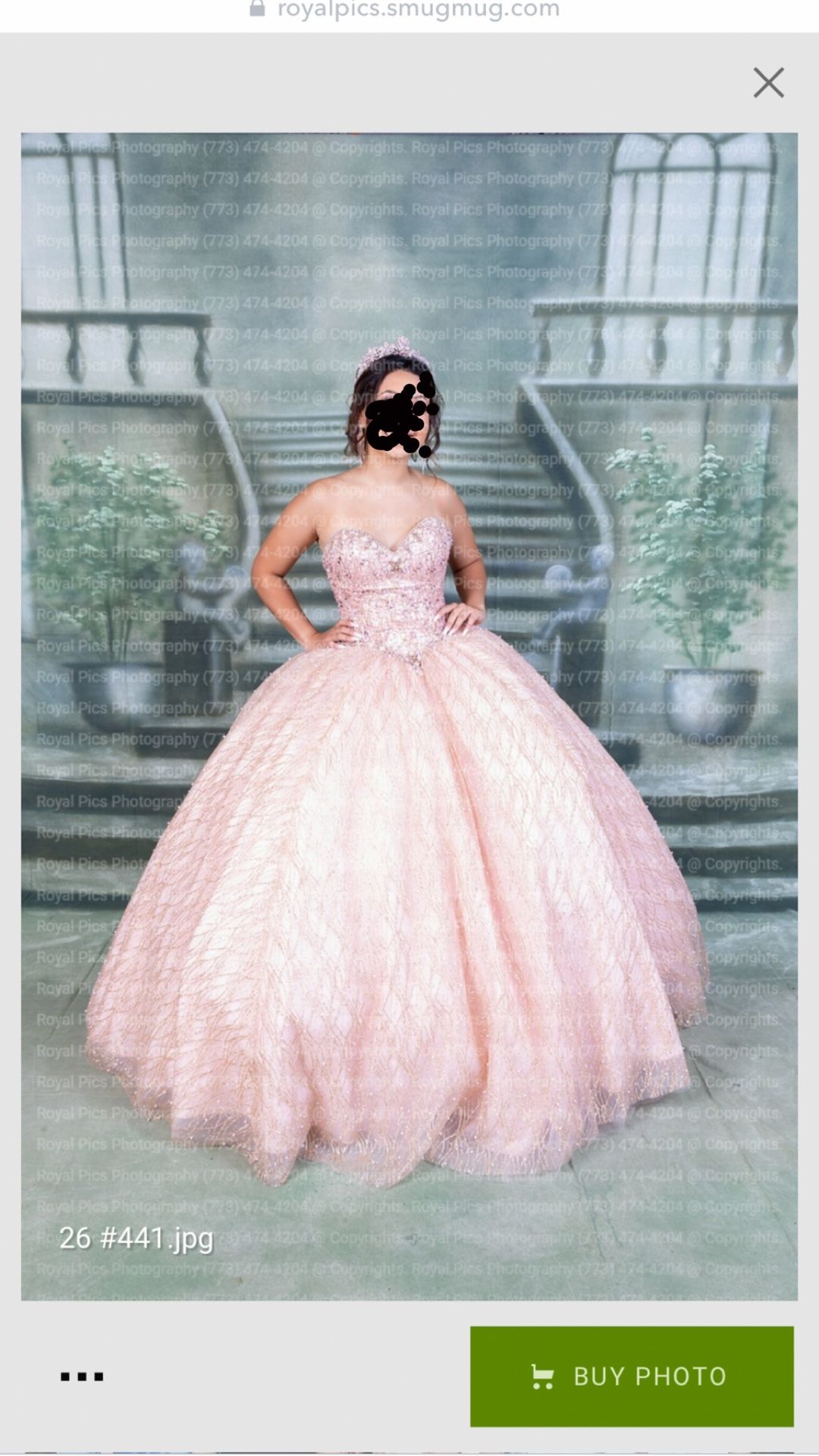 Rose Gold Quince Dress