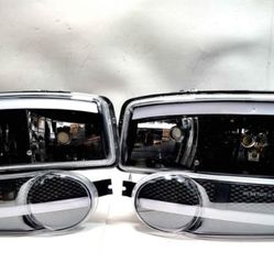 Headlights for 01-07 GMC Yukon Denali