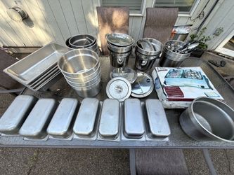 Restaurant & Catering Equipment Lot – Stainless Steel Serving Equipment