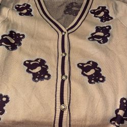 Bear Sweater Top One Size