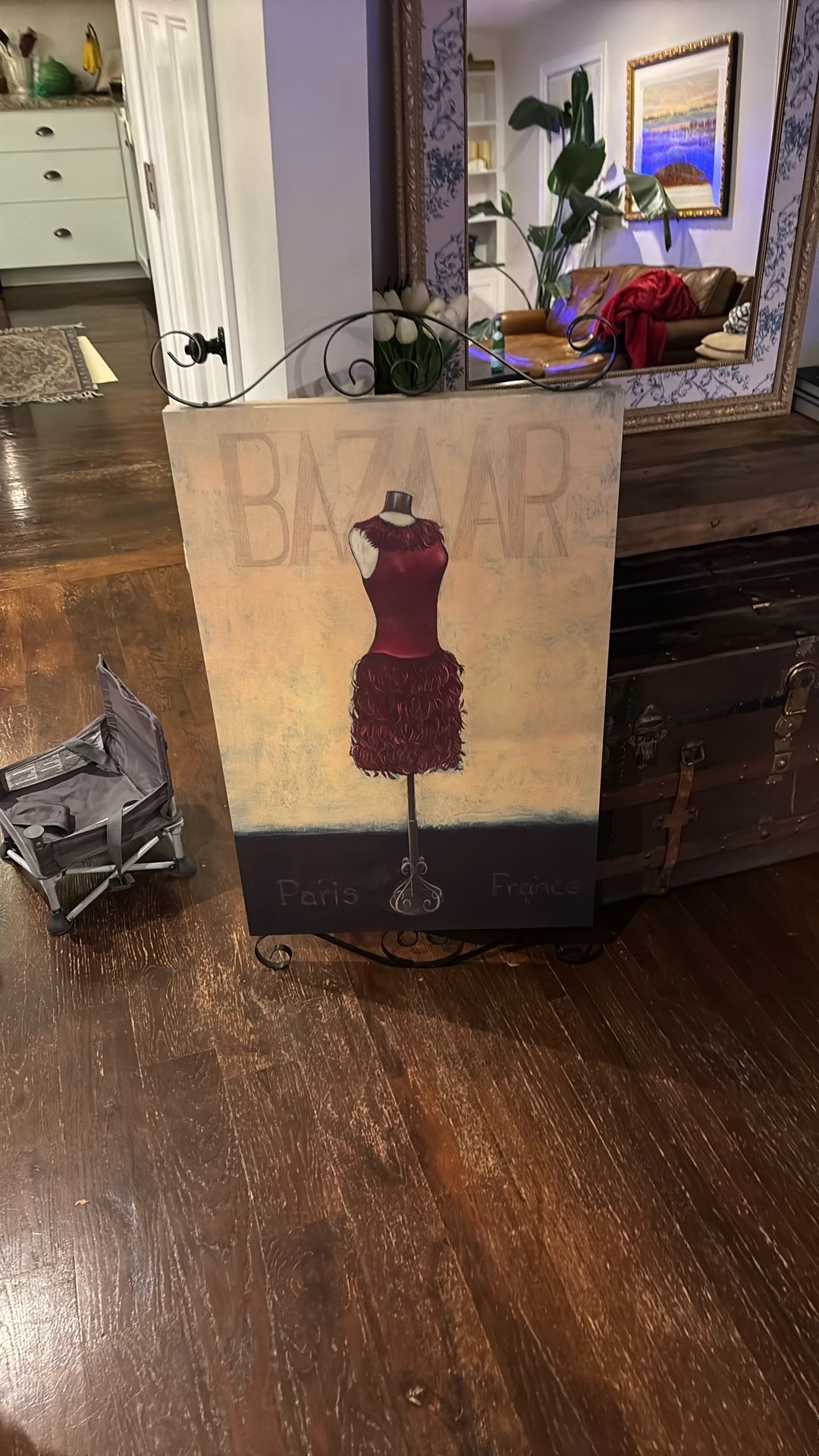 Canvas Print On Decorative Frame