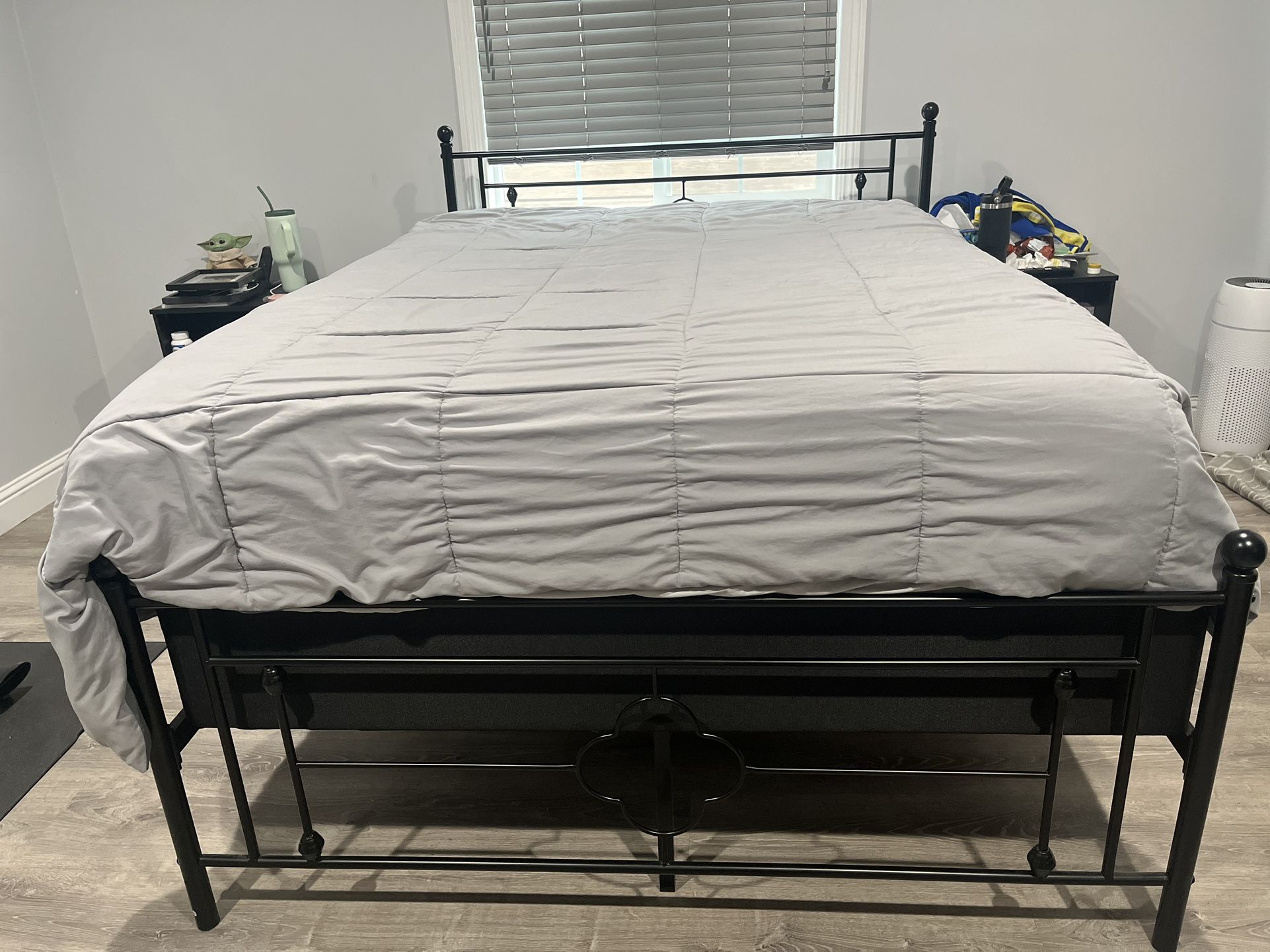 Queen Metal Frame & Box Spring