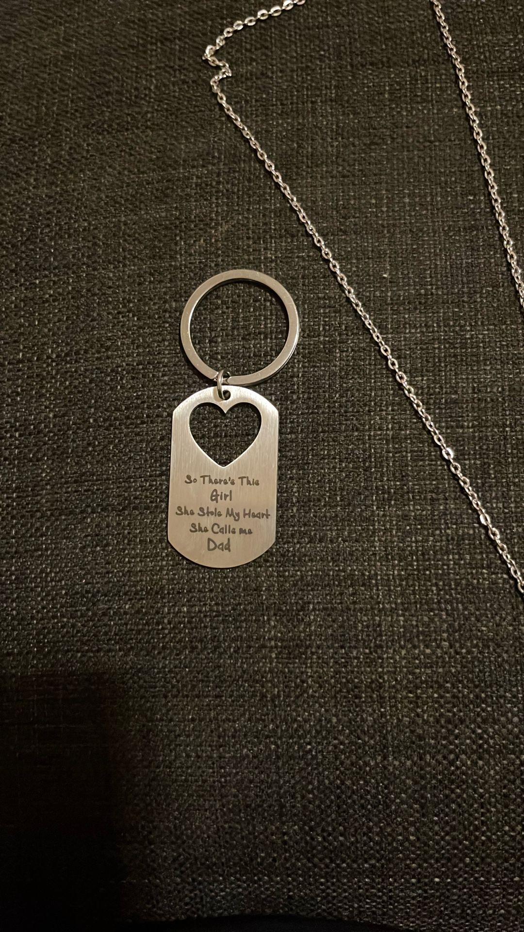 Daddy’s Girl Necklace And Keychain