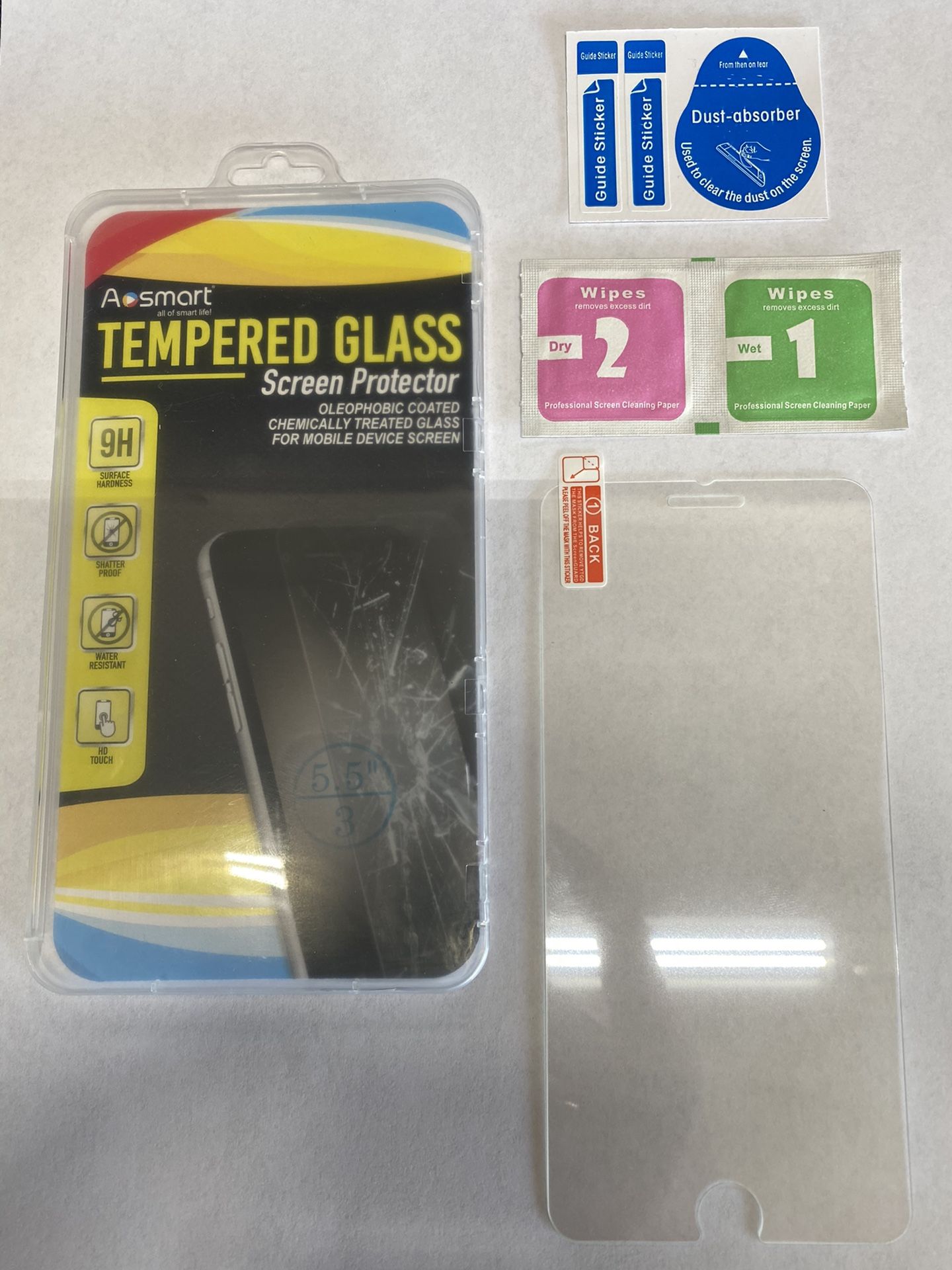New Apple iPhone 8 Plus tempered glass screen protector
