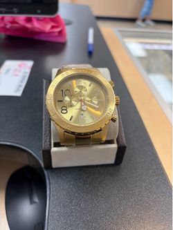 Invicta Gold-Tone Chronograph Watch
