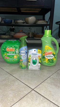 Gain Flings, Gain Fabric Softener, Febreze Bathroom Small Spaces, Febreze Spray
