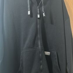 Black Heavyweight Pro club Hoodie
