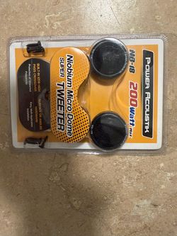 Power Acoustik 200watts max tweeters New sealed