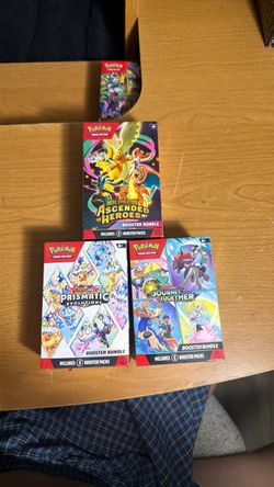 3 pokemom booster bundles