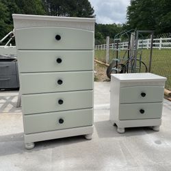 Chest Of Drawers And Nightstand 