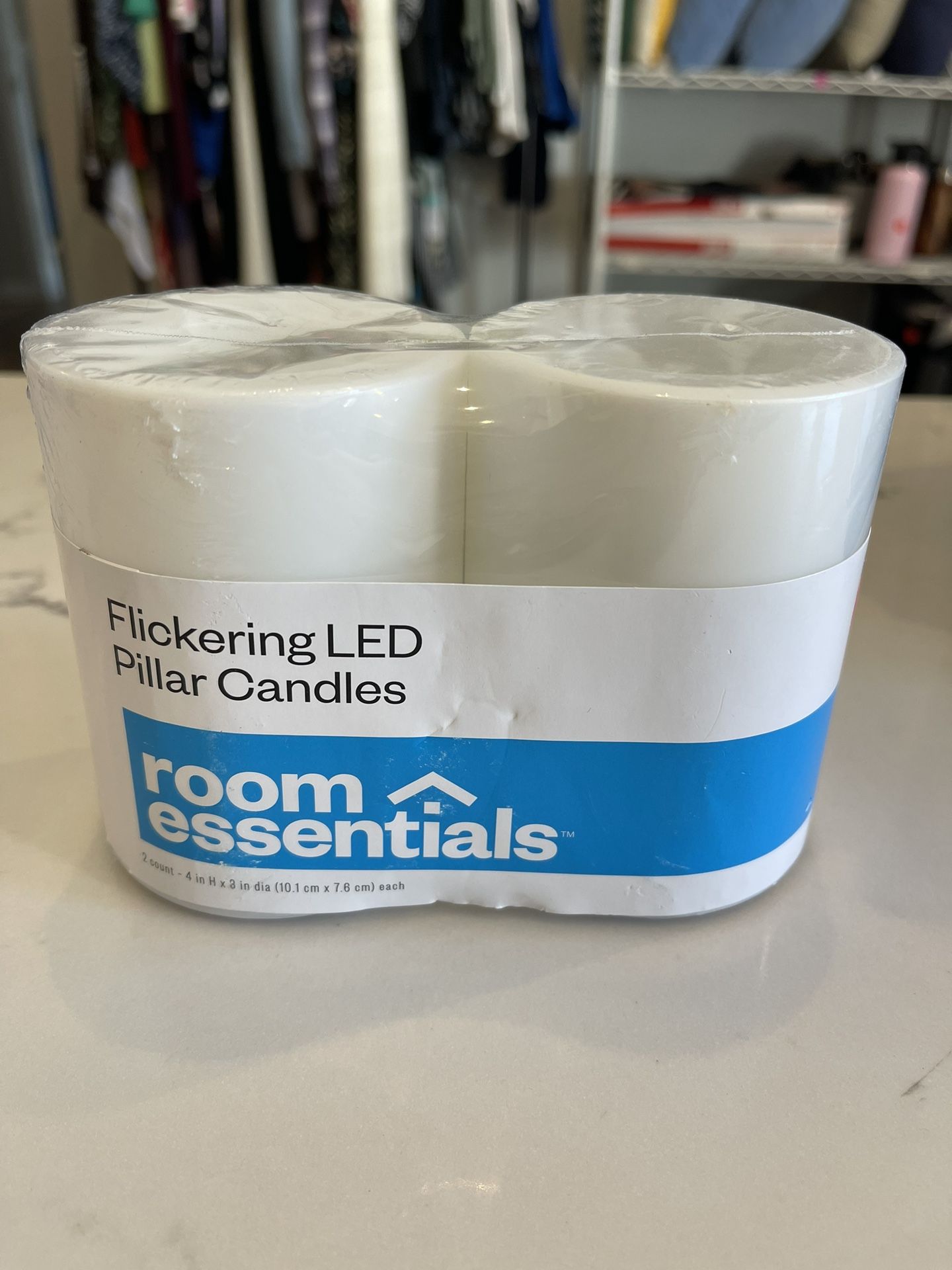 Flickering LED Pillar Candles