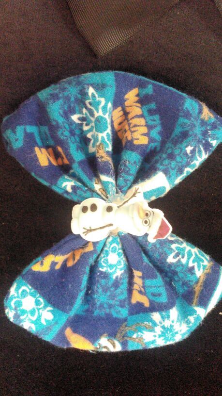 Olaf hair bows hand made