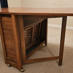 Drop Leaf Table With 4 Chairs 