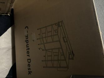 White Computer Desk - Brand New