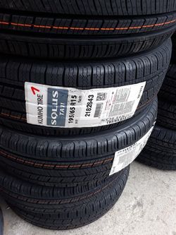 4 new tires 195 65 r15 kumho ta11$280
