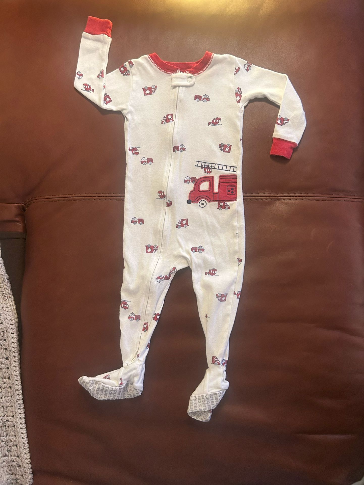 Carter's- baby boys' one-piece - fire truck print [size: 18m]