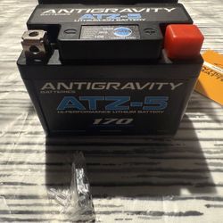 Antigravity ATZ-5 Performance Lithium Motorcycle Powersport Battery, 2.4Amp Hours ATV, Quad, Honda, KTM, Yamaha, Kawi 12.8v see pic for specs of batte