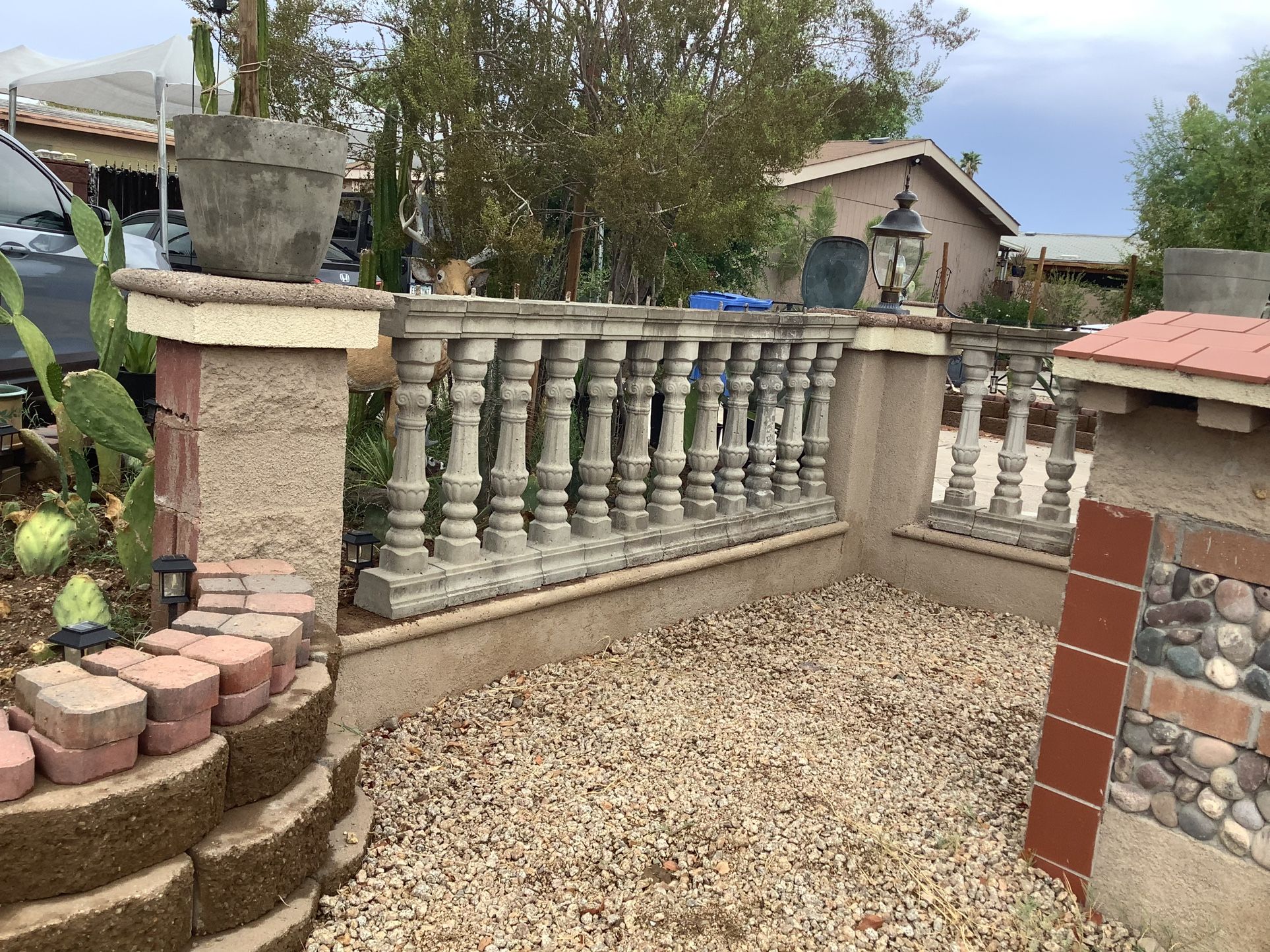 Roman Pillar Column For Fence