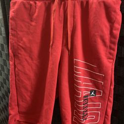 Air Jordan JUMPMAN FLEECE SHORTS Men’s Gym Red/Black/White Nike