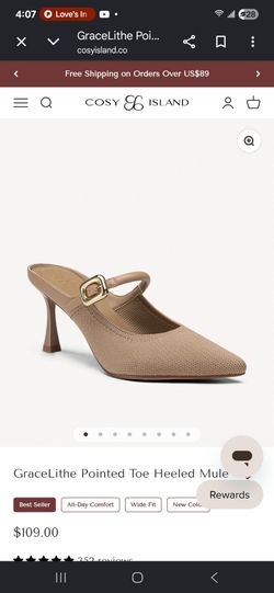 COSY ISLAND  BRAND NEW TAN 2.5HIGH HEEL SIZE 10 NEVER BEEN USED
