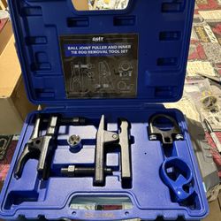 Inner Tie Rod End Tool & Ball Joint Separator Set, 2-in-1 Tie Rod Removal Tool & Ball Joint Spread Tool Set, Ball Joint Removing Tool with 1/2" Drive 