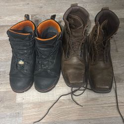 Timberland Pro Work boots & Justin Boots 12