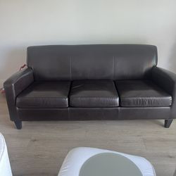 Leather style Couch ** Nice 