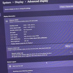 27” Odyssey OLED G6 Q-HD 360Hz