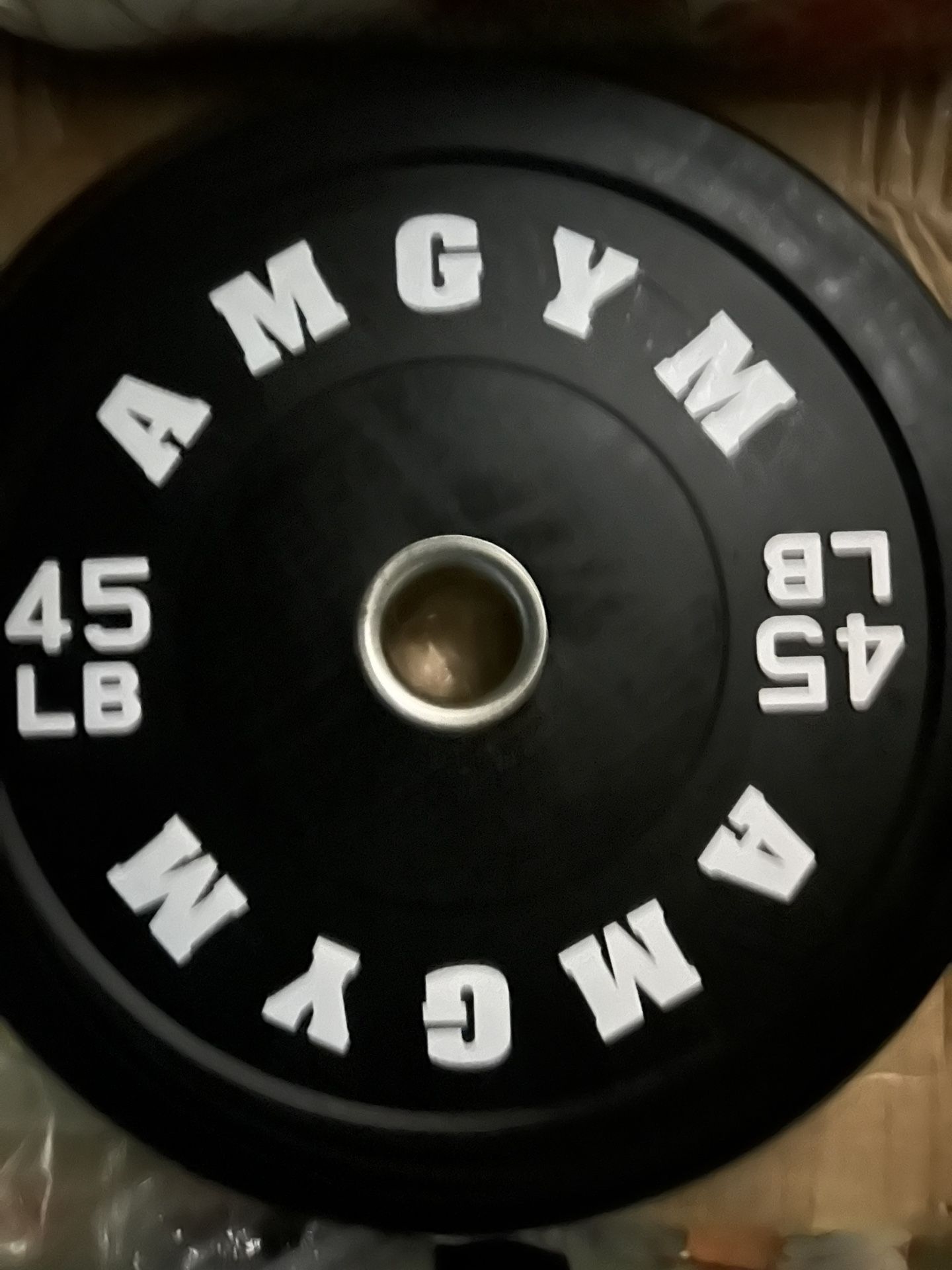 New single bumper plate 45 pounds