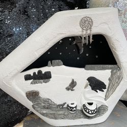 Southwest Pottery Tabletop Lamp