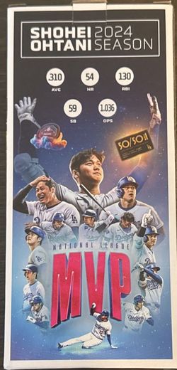 Shohei Ohtani MVP bobblehead from the 3/2/25 game give away  