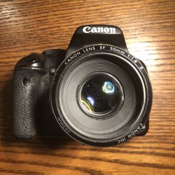 Canon EOS Rebel T1I Digital SLR Camera Bodya And  Broken Lens DS 126231