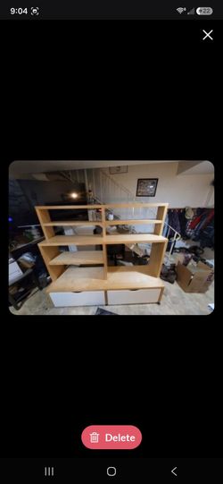 Entertainment Center Shelves