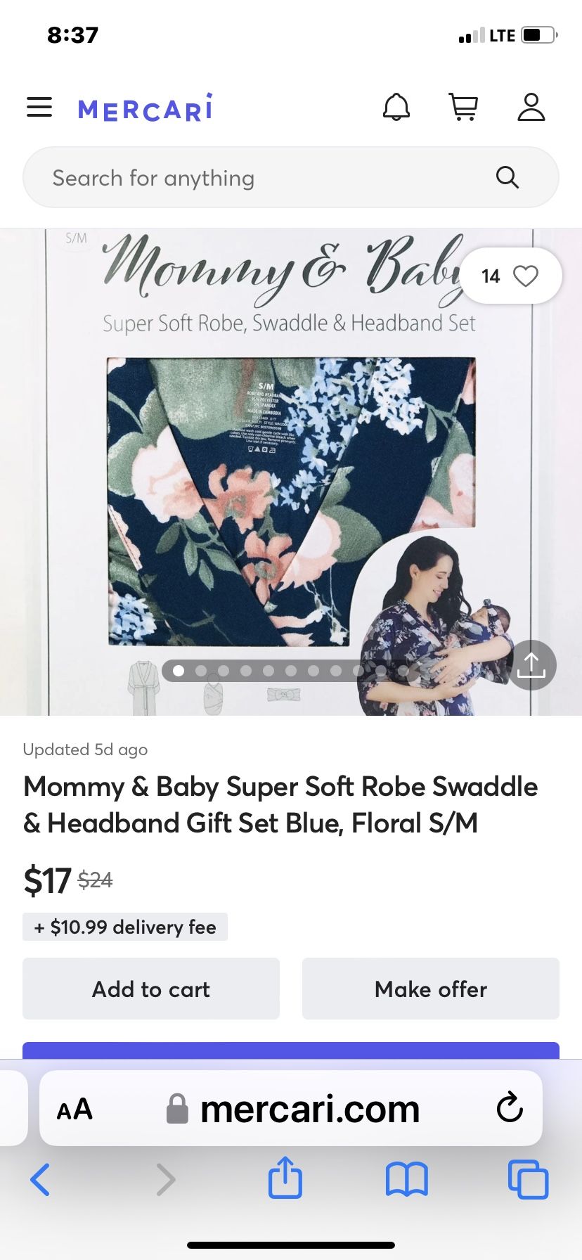 Robe, Maternity, Mommy, And Me Brand New