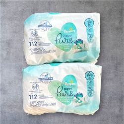 Pampers Aqua Pure Baby Wipes Unscented 112ct