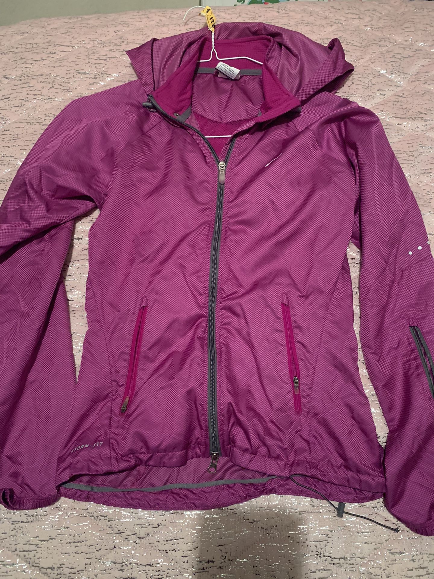 Womens Nike Purple Rain Jacket Small