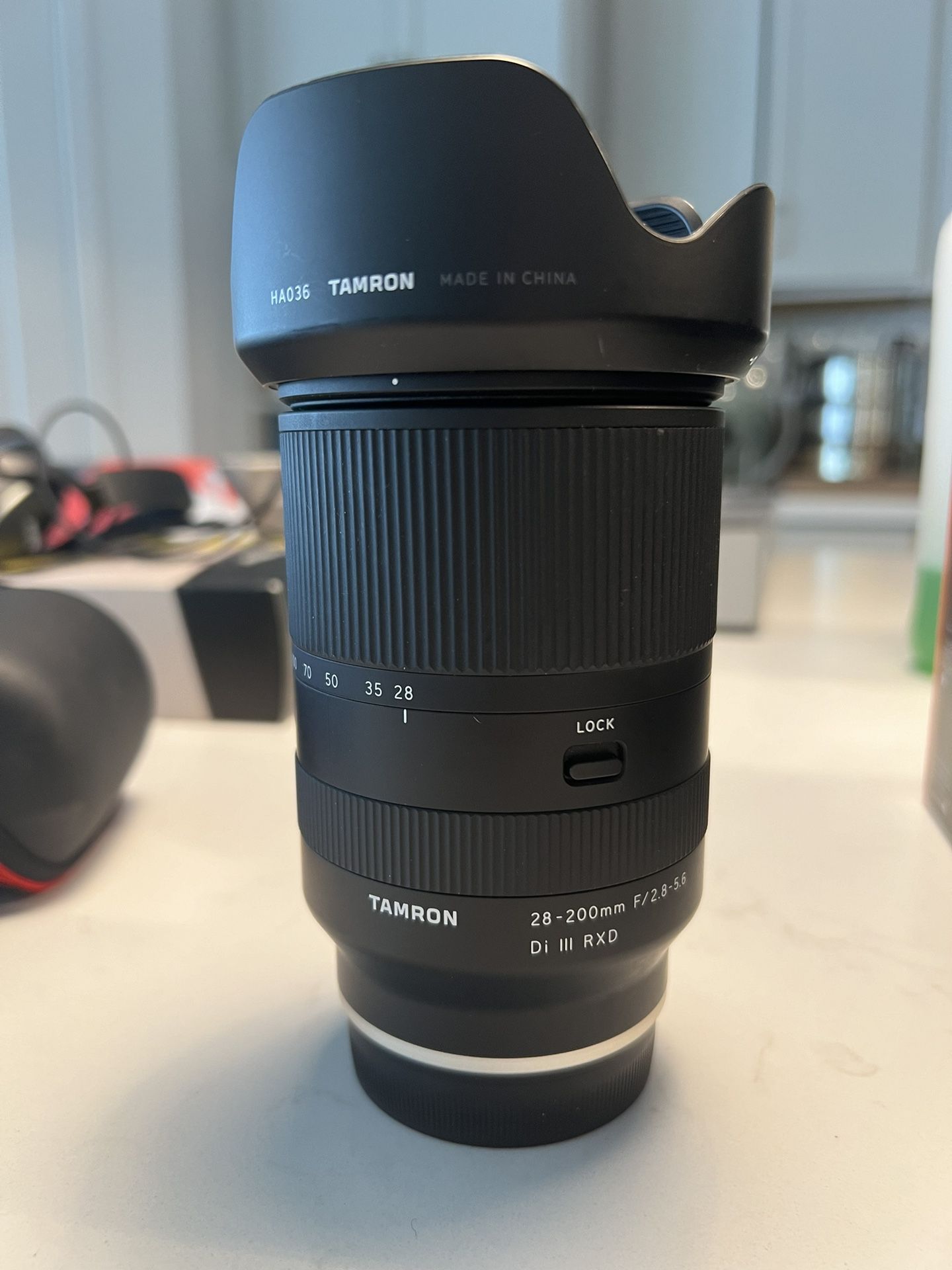 Tamron 28-200mm F2.8-5.6 Sony FE mount Lense