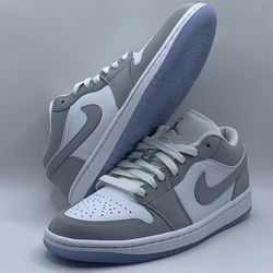 Nike Air Jordan 1 Low Wolf Grey Aluminum Women's Sizes 6 or 6.5 DC0774-105 New
