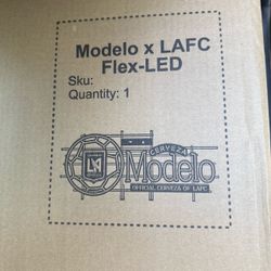 Modelo x LAFC Flex-LED Sign