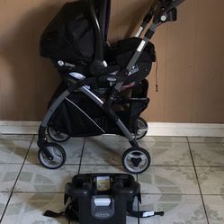 LIKE NEW GRACO CADDY STROLLER AND CAR SEAT!!!