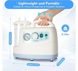 1000ML Portable Vacuum Pump Device, Portable Veterinary .