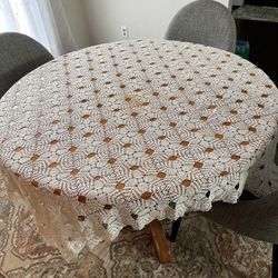 Vintage Crocheted Tablecloth